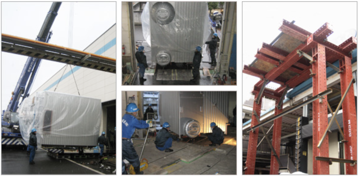 写真：重量物機器輸送