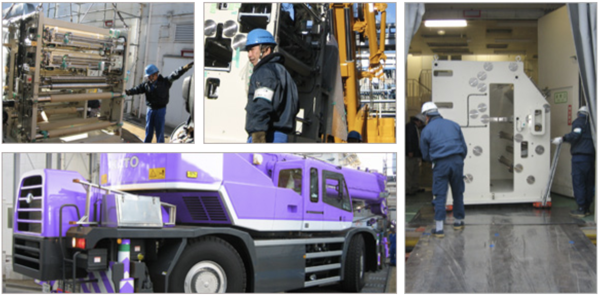 写真：超機密機器輸送