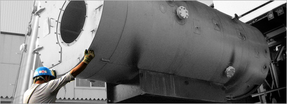 写真：重量物機器輸送